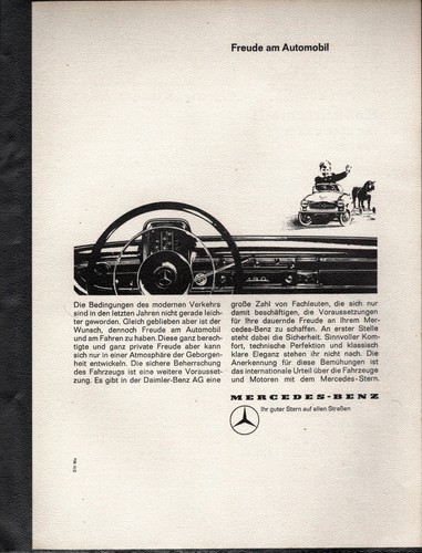 Mercedes werbeanzeige werbung - mercedes,