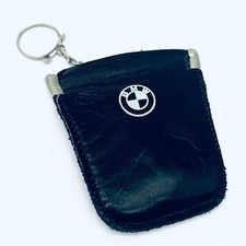 BMW Leather Key Fob Chain Pouch 2002 CLASSIC CAR OLDTIMER KEYCHAIN GERMAN CAR