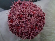 Wolle - Pack  335 gr. Schewe Dynastia Effektgarn - Noppen-  rot- beere Töne