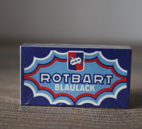 Rotbart blaulack rasierklingen - blaulack,