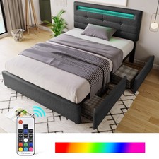 Einzelbett Jugendbett LED