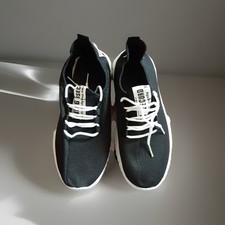 Damen Sneaker Sportschuhe Turnschuhe Laufschuhe Freizeit Schuhe Schwarz Weiß