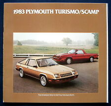 Prospekt brochure 1983 Plymouth Turismo / Scamp Pickup  (USA)