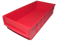 Industrieboxen 400x183x81 mm rot Regalboxen Lagerbox Stapelbox