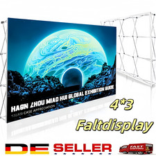 Pop-up Display 4x3/3*3Felder, Messewand, Faltdisplay,Transportkoffer,Messe