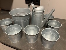 8 Teiliges Metall Übertopf