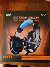 Tomvorks G9000 Pro Gaming Headset LED-Lärm-Lärm-Stornierung Over-Ear Game Headse