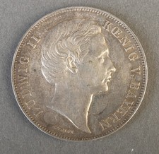 1 Gulden Ludwig II, König von Bayern 1866