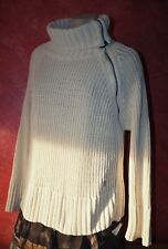 Donaldson L/XL 40/42 Pullover mini Mickey Grob Strick turtle neck Reißverschluss