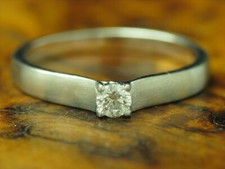 Platin Brillant Ring / 950