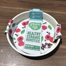 Green Life Backform Türkis Rund Durchmesser 24 x 5 cm Stahl (K)