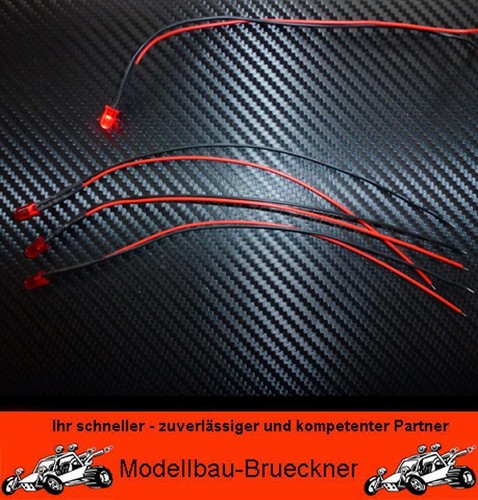 Stück led rot - stück, 6