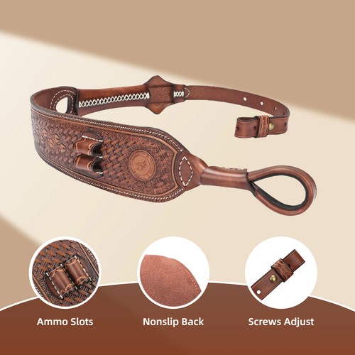 Tourbon leder gewehrriemen - tourbon,