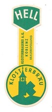 Bieretikett Klosterbrauerei