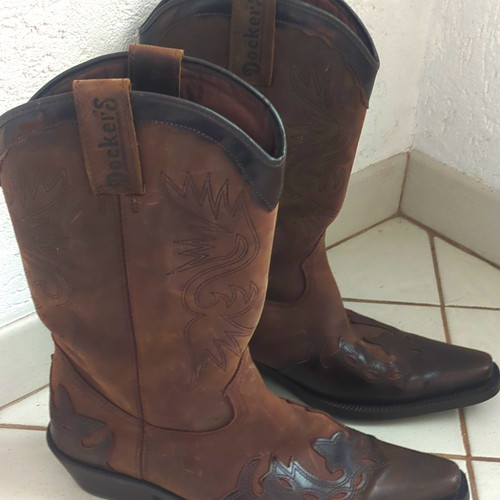 Dockers westernstiefel braun - dockers,