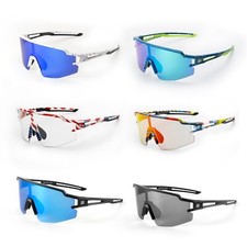 ROCKBROS Polarisierte/Selbsttönende Sonnenbrille Radbrille Fahrrad UV400 UNISEX
