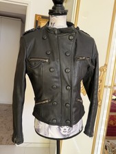 Hein Gericke Damen Motorradjacke Lederjacke Echtleder 36 S Schwarz Biker