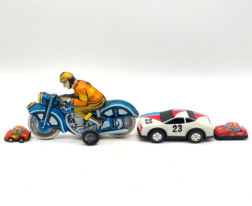 Altes blechspielzeug motorrad - altes,