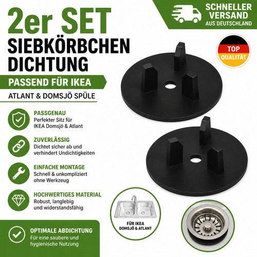 Siebkörbchen dichtung - 2x,
