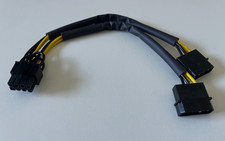 2x Molex to 6+2 Pin PCIe