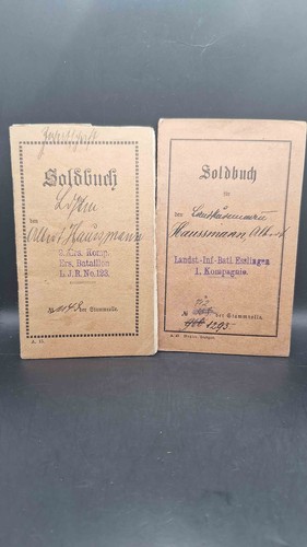 Soldbuch landsturm - 2x,