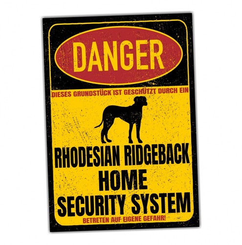 Rhodesian ridgeback schild - ridgeback, rr