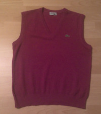 Lacoste Pullunder Weste 60% Wolle Gr.5 L