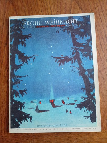 Notenbuch frohe weihnacht - notenbuch,,