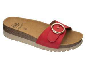 Malibu mule nubuck rosso 37 - mule, w