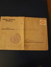 alter Brief 1933. Hessisches