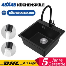 45x45 cm Granit Küchenspüle