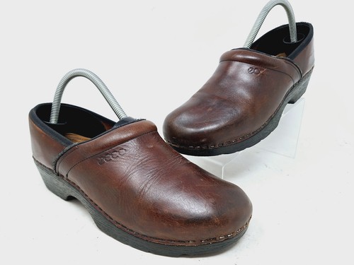 Ecco womens brown leather - ecco, slip