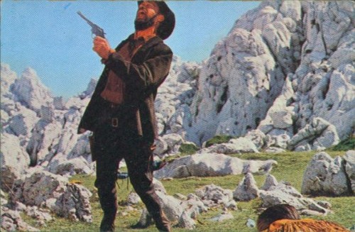 Sammelbild karl may filmszene - may,,