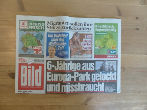 Bildzeitung 2025 ein - bildzeitung, (ein