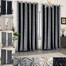 Crushed Velvet Vorhänge