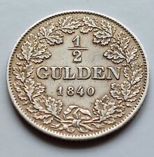 Baden, 1/2 Gulden 1840, 5,24