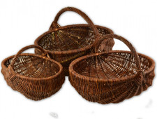 Einkaufskorb Blumenkorb Kartoffelkorb Erntekorb Pilzkorb Weide, n.Rattan WIKLER