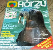 Hörzu  Nr.40/1982 Antje /JR -Larry Hagman 3 Seiten/ Diana Rigg/Rudi Carrel