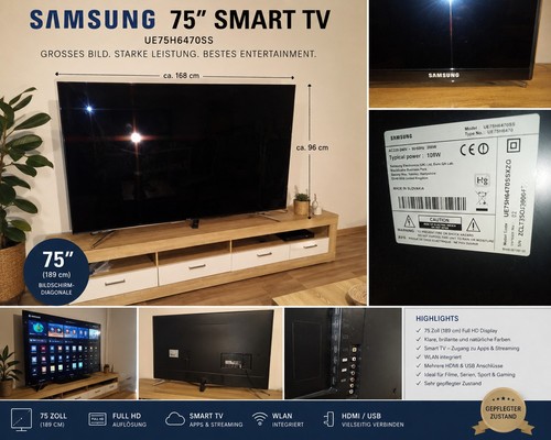 Samsung ue75h6470ss zoll - ue75h6470ss, 75