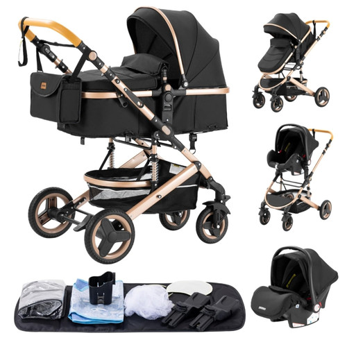 Baby kinderwagen - 3-in-1,