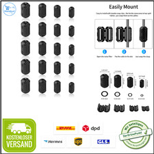 Ferrit-Kabelclip | 4 Größen