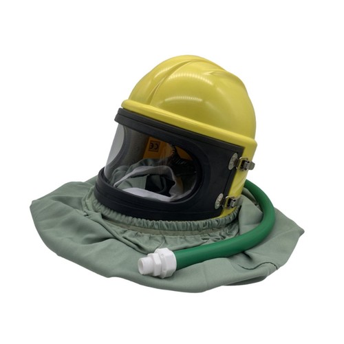Sandstrahlhelm mit