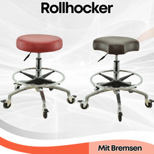 Rollhocker mit Bremse /