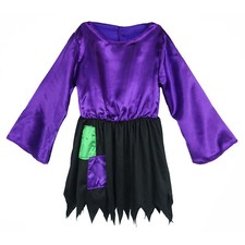 Kinder Hexen Kleid / Halloween Karneval Mädchen Hexenkostüm Zauberin Kostüm Fest