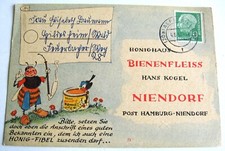 Postkarte - Honighaus BIENENFLEISS Hans Kogel - Niendorf 1957