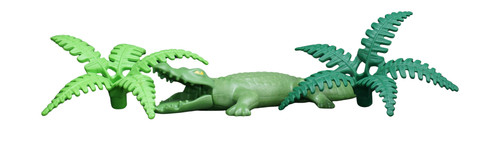 Playmobil krokodil grünen - im,