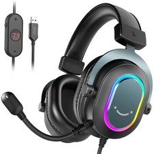 Gaming Headset mit Mikrofon PC