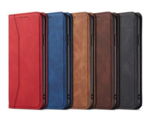 Handy Hülle für Apple iPhone ZTE Realme Oppo Magnet Klapp Schutz Tasche Wallet