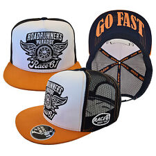 Race 61 Go Fast Snapback Cap mit Stick Unisex Baseball Cap Trucker Cap Mütze