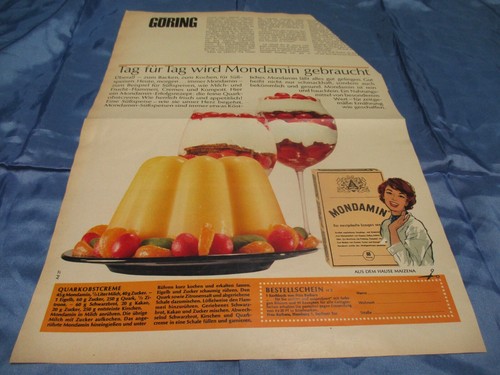 Mondamin reklame 1963 - mondamin, ,